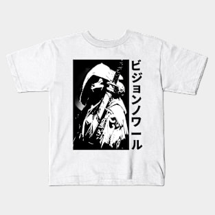 Japanese Samurai Girl Anime Ninja Hip Hop Urban Style Aesthetic Kids T-Shirt